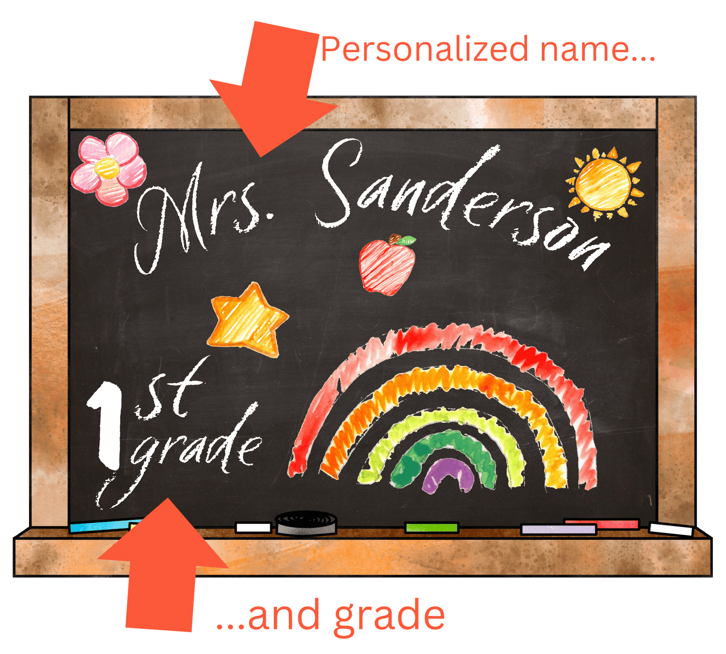 Personalized Acrylic Plaque for Teacher, Teacher Appreciation Gifts, Teacher End of Year Gift