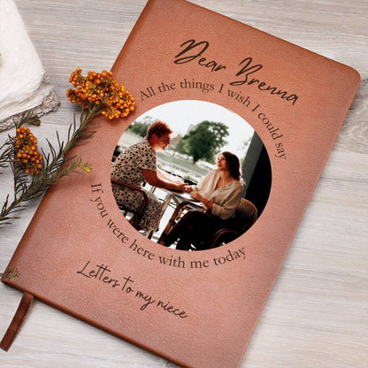 Letters to my niece, Personalized Grief Journal, Remembrance Journal, Remembrance Gifts