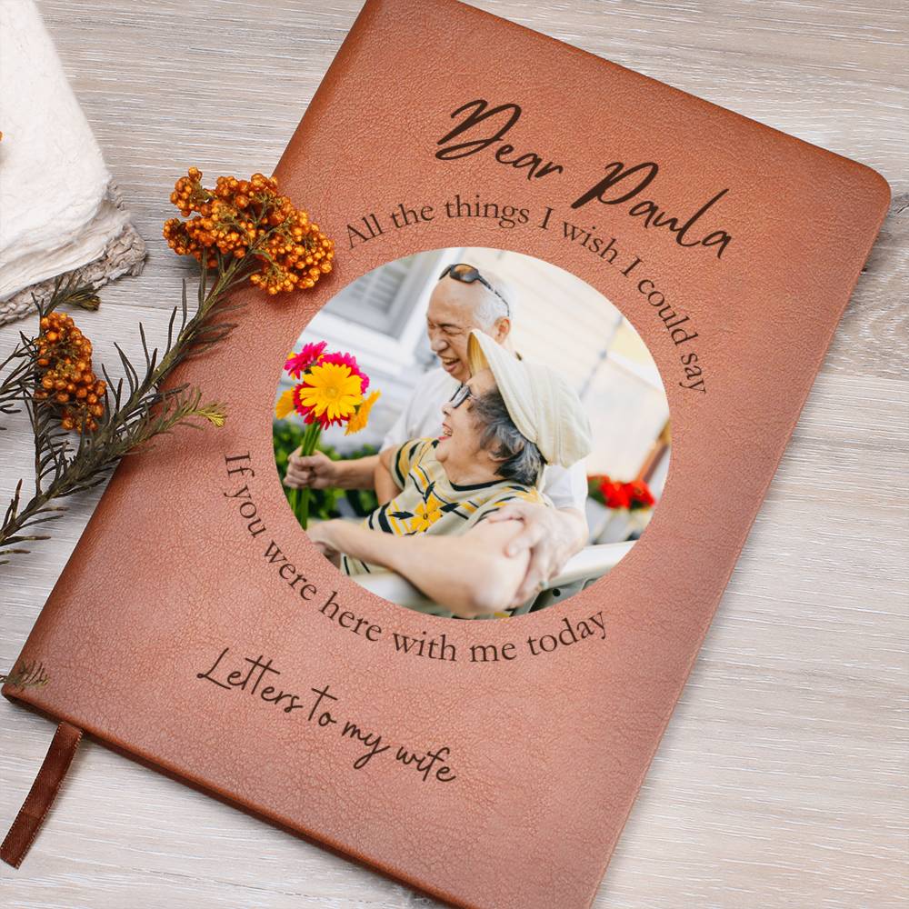 Letters to my Wife, Personalized Grief Journal, Remembrance Journal, Remembrance Gifts