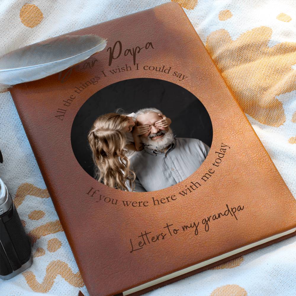 Letters to my Grandpa, Papa, Grampy, Personalized Grief Journal, Remembrance Journal, Remembrance Gifts, Grandfather