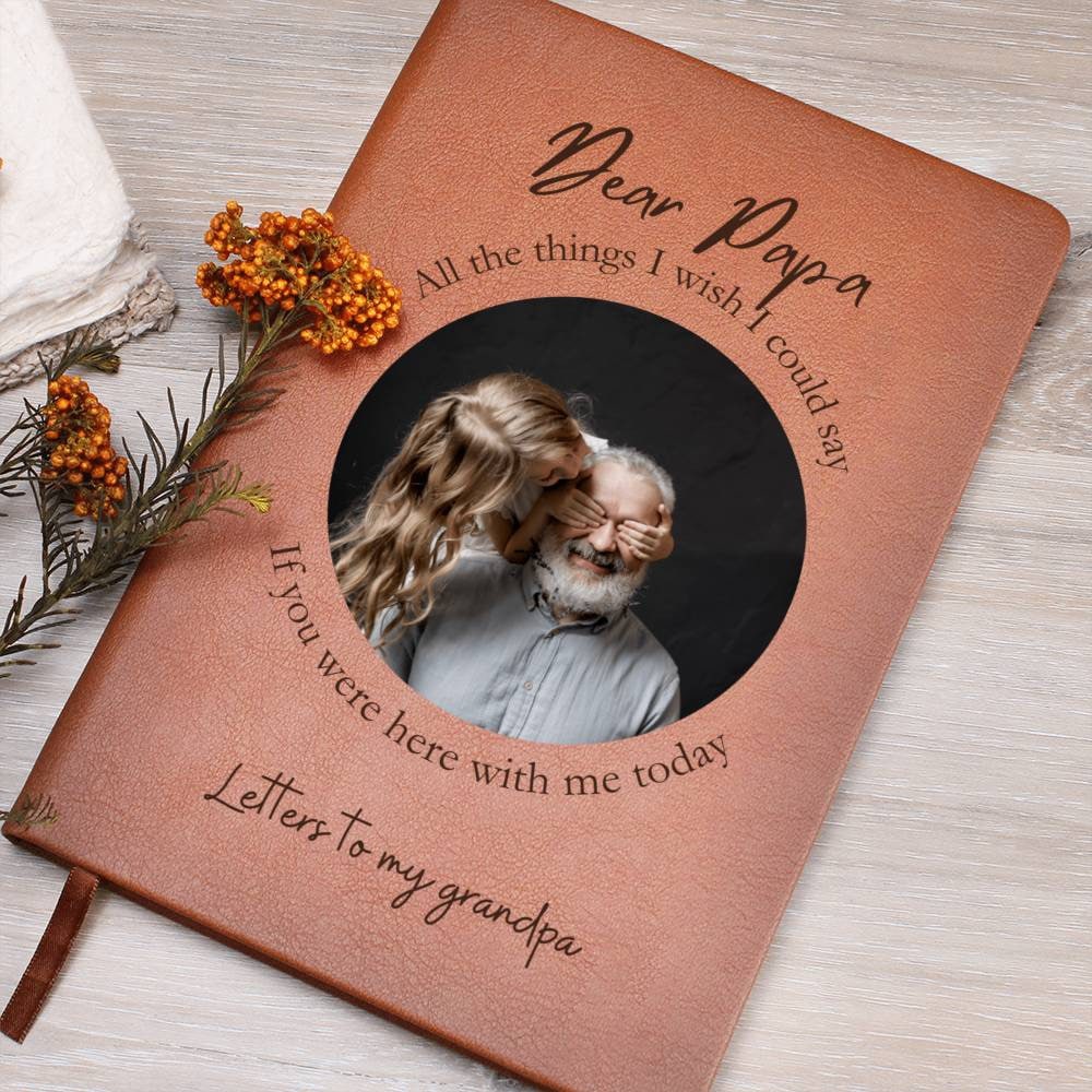 Letters to my Grandpa, Papa, Grampy, Personalized Grief Journal, Remembrance Journal, Remembrance Gifts, Grandfather