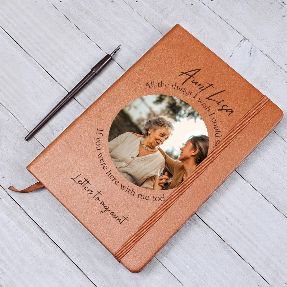 Letters to my Aunt, Personalized Grief Journal, Remembrance Journal, Remembrance Gifts