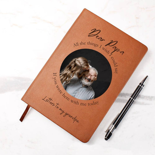 Letters to my Grandpa, Papa, Grampy, Personalized Grief Journal, Remembrance Journal, Remembrance Gifts, Grandfather