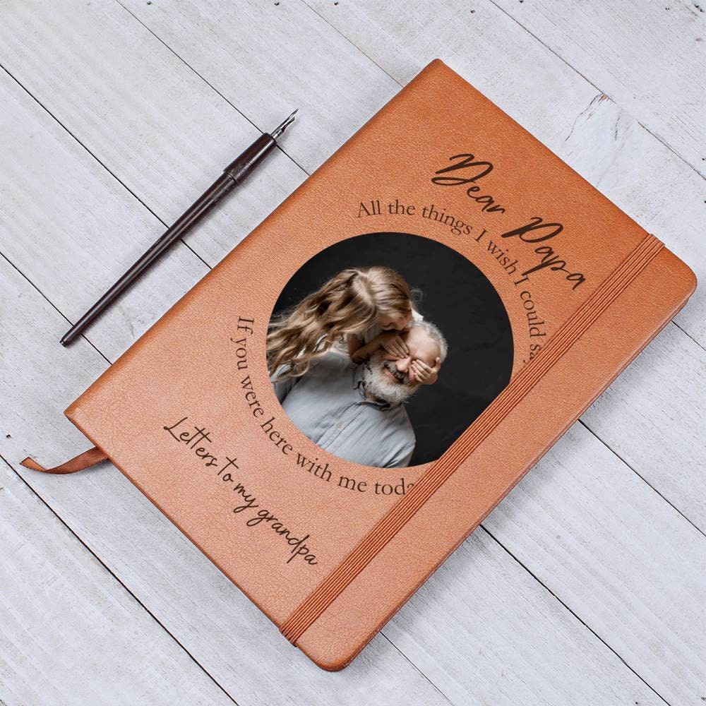 Letters to my Grandpa, Papa, Grampy, Personalized Grief Journal, Remembrance Journal, Remembrance Gifts, Grandfather