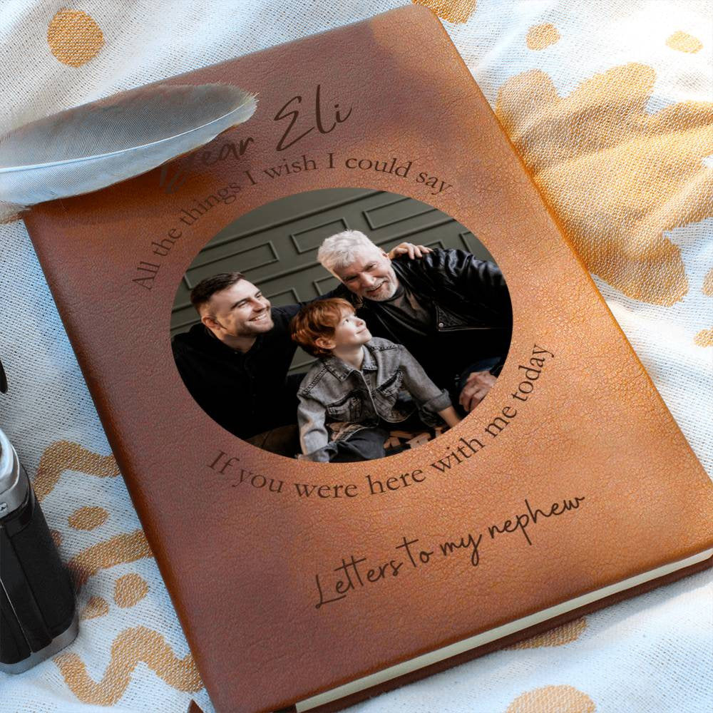 Letters to my Nephew, Personalized Grief Journal, Remembrance Journal, Remembrance Gifts, Loss of Nephew