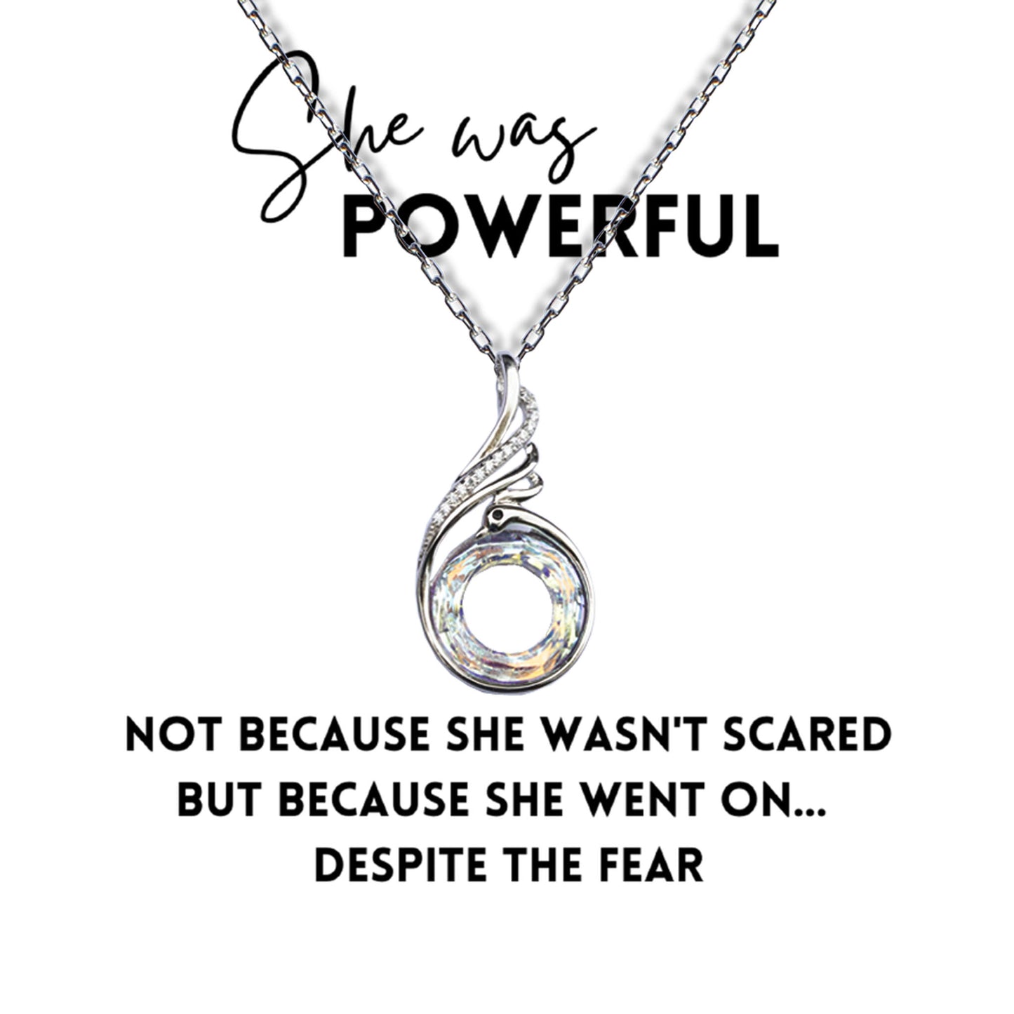 Phoenix Necklace for Women, Phoenix Rising Necklace, Inspirational Necklace