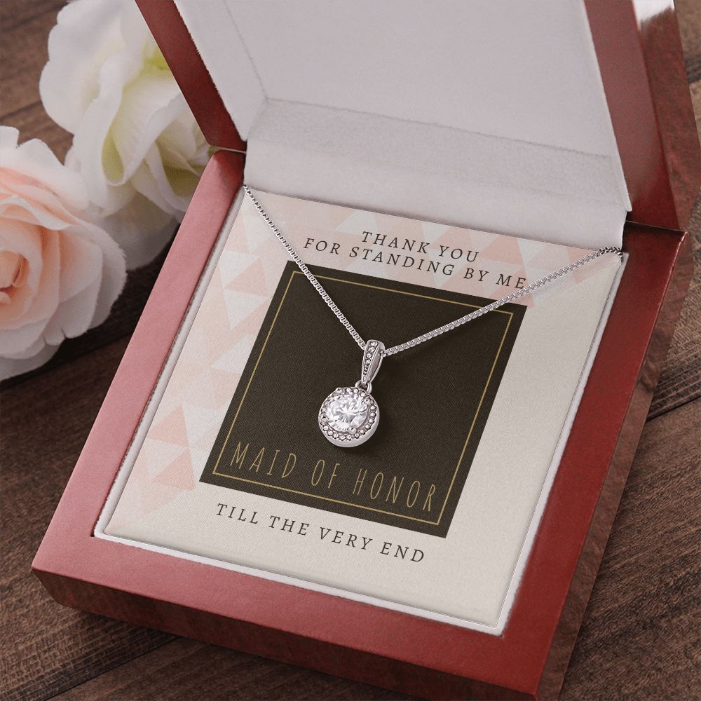 Maid of Honor Necklace, Thank You Maid of Honor, Maid of Honor Proposal, Maid of Honor Jewelry, Maid of Honor Gift from Bride