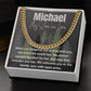 Future Son in Law Wedding Gift, Stainless Steel or 14k Gold Overlay, Wedding Gift for Future Son in Law