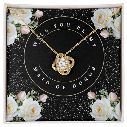 Will You Be My Maid of Honor, Maid of Honor Proposal, Maid of Honor Jewelry, Maid of Honor Gift from Bride, Maid of Honor Necklace,