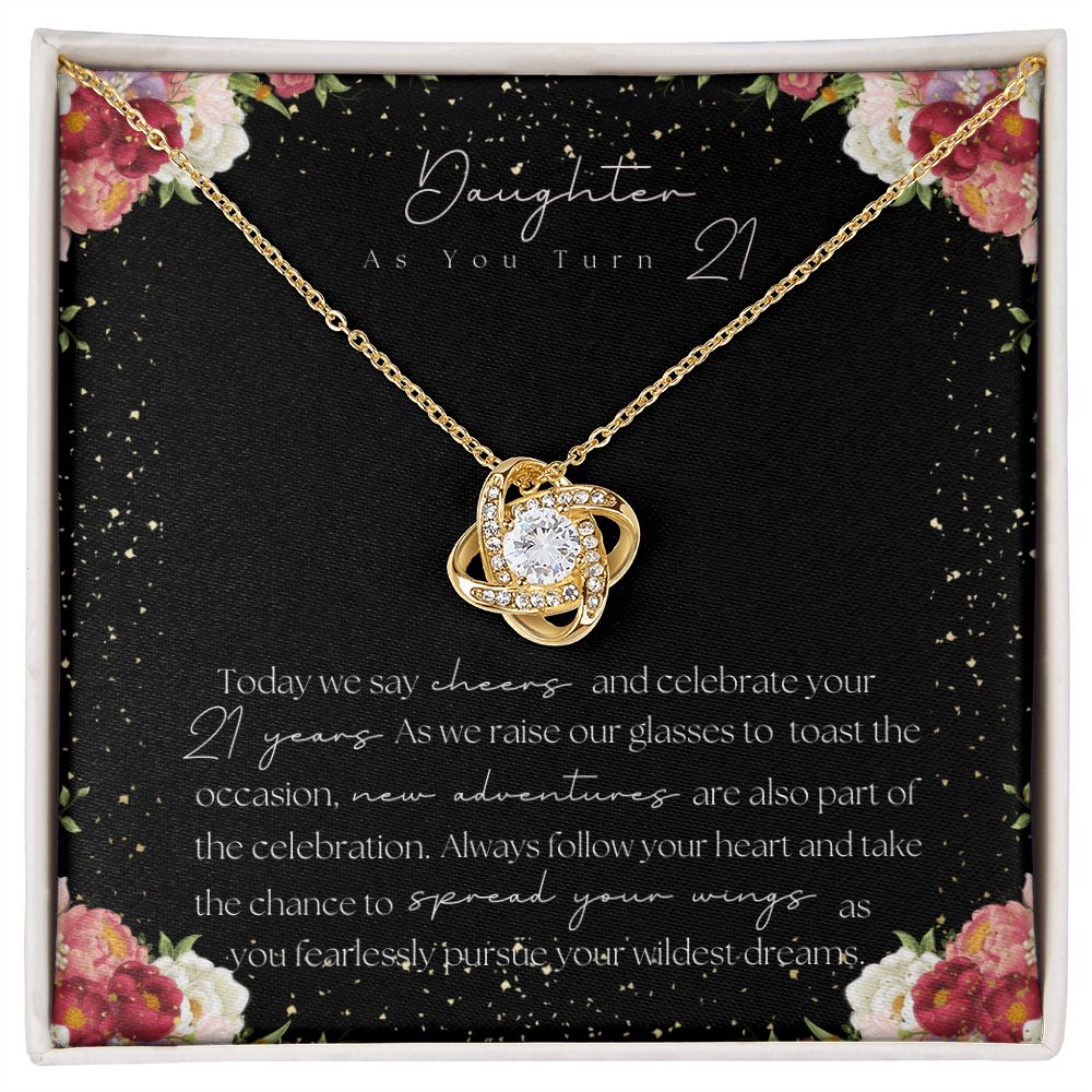 21st Birthday Necklace For Daughter, 21st Birthday Jewelry For Her