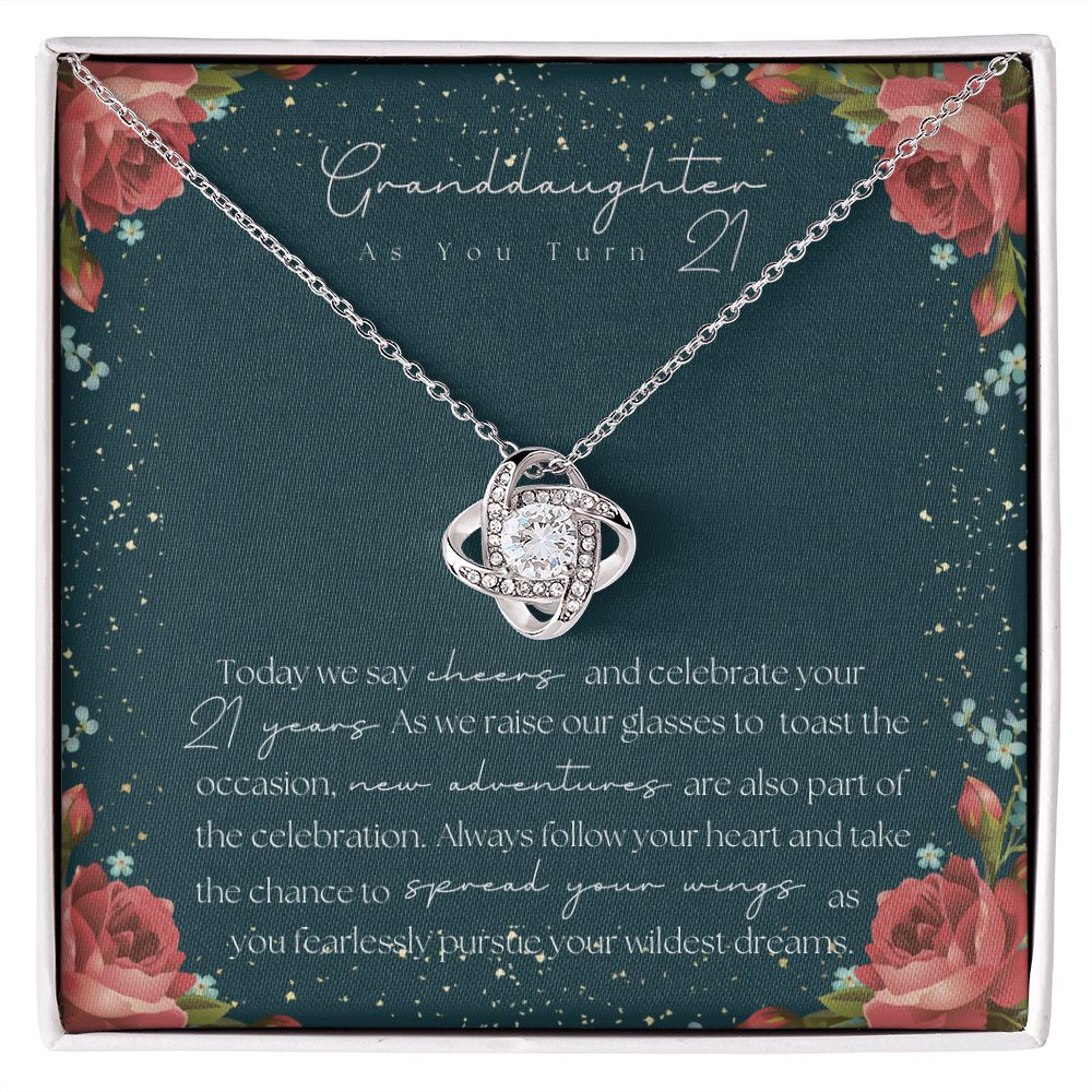 Granddaughter Necklace Heart, Necklace for Granddaughter, Christmas Ne –  CozyNestDesignStudio