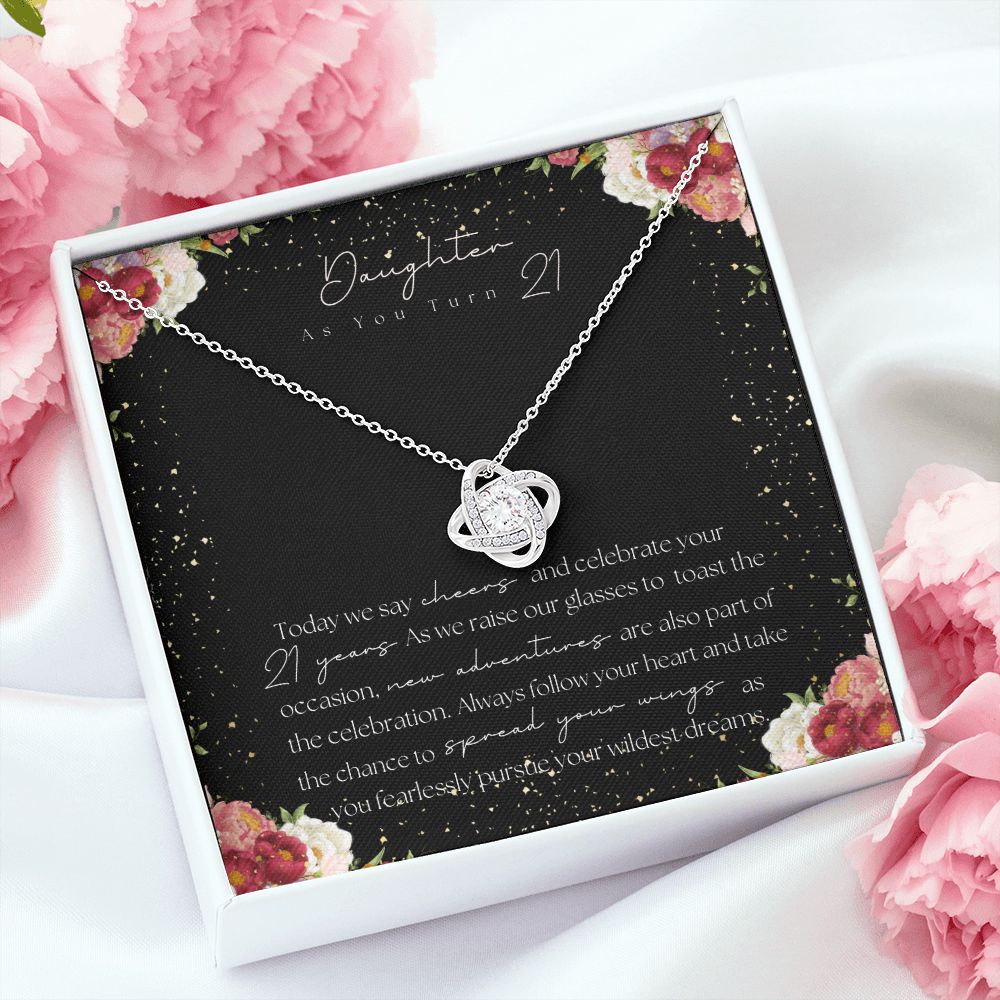 21st Birthday Necklace For Daughter, 21st Birthday Jewelry For Her