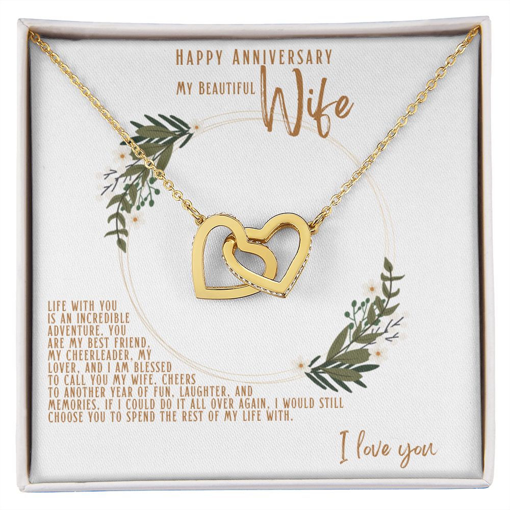 To My Wife Necklace, Happy Anniversary Gift For Wife, Gift For Wife Fr –  Kyomi Jewelry