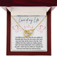 2024 Valentine Gift for the Love of my Life, Soulmate Necklace - Stainless Steel & Rose or 18k Yellow Gold Overlay,