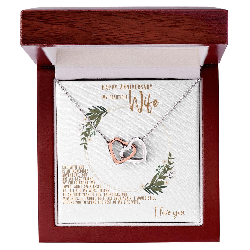 To My Wife Necklace Anniversary Gift For Wife Birthday Gift Wife Gifts For  Her Wife Jewelry