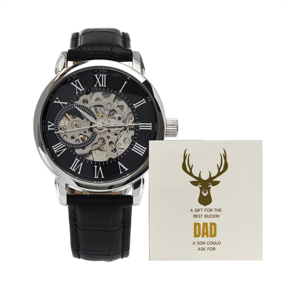 Hunting Watch, To Dad from Son, Hunting Gift for Dad, Father's Day Gift from Son, Hunting Gift From Son, Hunting Gift for Dad, Dad and Son