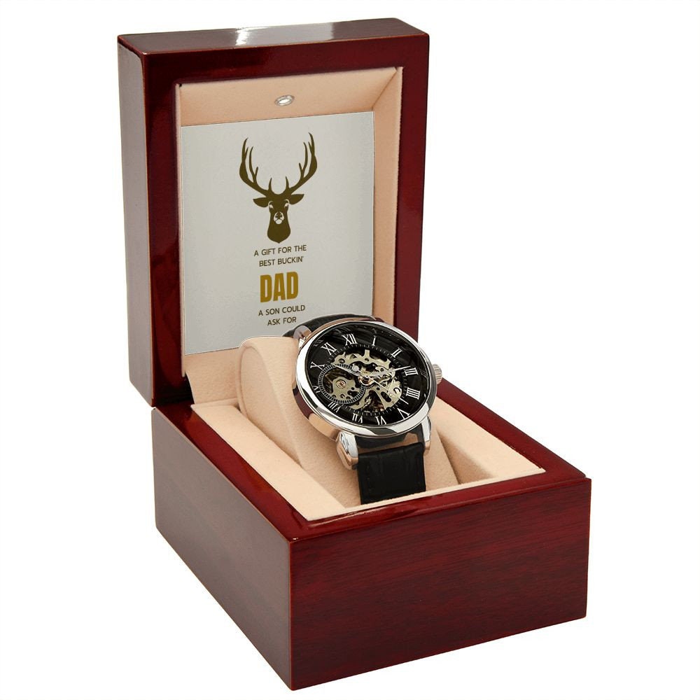 Hunting Watch, To Dad from Son, Hunting Gift for Dad, Father's Day Gift from Son, Hunting Gift From Son, Hunting Gift for Dad, Dad and Son