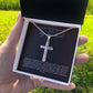 Cross Necklace For Husband, Cross Necklace Husband, Cross Necklace for Men, Religious Necklace Husband, Cross Necklace For Men