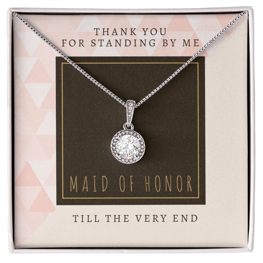 Maid of Honor Necklace, Thank You Maid of Honor, Maid of Honor Proposal, Maid of Honor Jewelry, Maid of Honor Gift from Bride