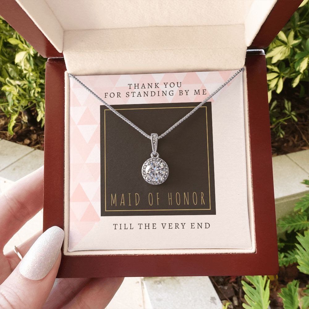 Maid of Honor Necklace, Thank You Maid of Honor, Maid of Honor Proposal, Maid of Honor Jewelry, Maid of Honor Gift from Bride