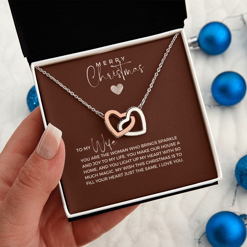 Buy rakva 925 Silver Gift Wife Necklace, Wife Christmas Love Knot Necklace  Jewelry Gift You Light Up My Life! at Amazon.in
