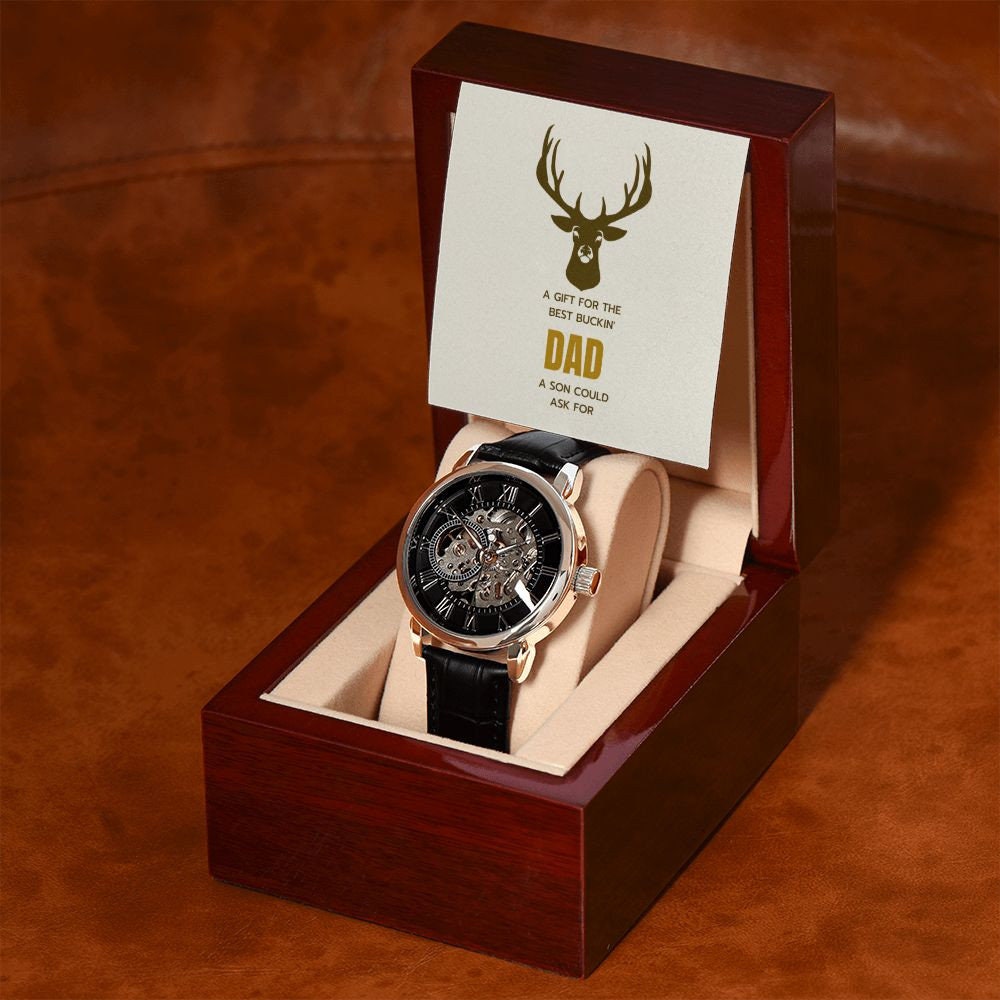 Hunting Watch, To Dad from Son, Hunting Gift for Dad, Father's Day Gift from Son, Hunting Gift From Son, Hunting Gift for Dad, Dad and Son