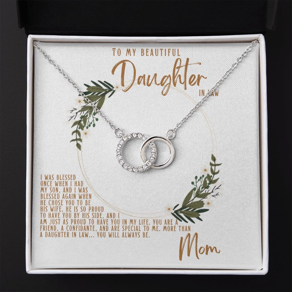 Daughter in law Necklace, Necklace for Daughter in law, To Daughter in law from Mother in law, Christmas Gift for Daughter in law