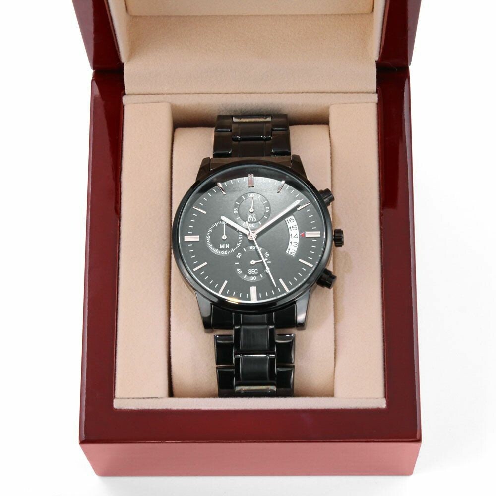 10 Year Anniversary Gift for Him: Engraved Watch