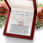 2024 Valentine Gift for the Love of my Life, Soulmate Necklace - Stainless Steel & Rose or 18k Yellow Gold Overlay,