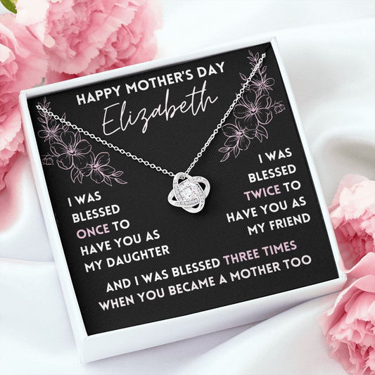 2024 Mothers Day Gift For Daughter, Stainless with 18K or 14K Gold Overlay